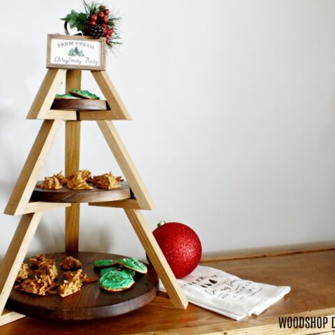 DIY Tiered Plate Candy Stand