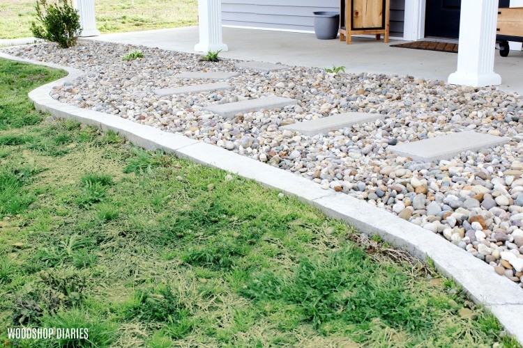 How To Make A Concrete Landscape Curb In 4 Easy Steps