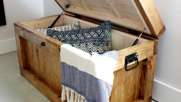 Diy wooden deals storage box