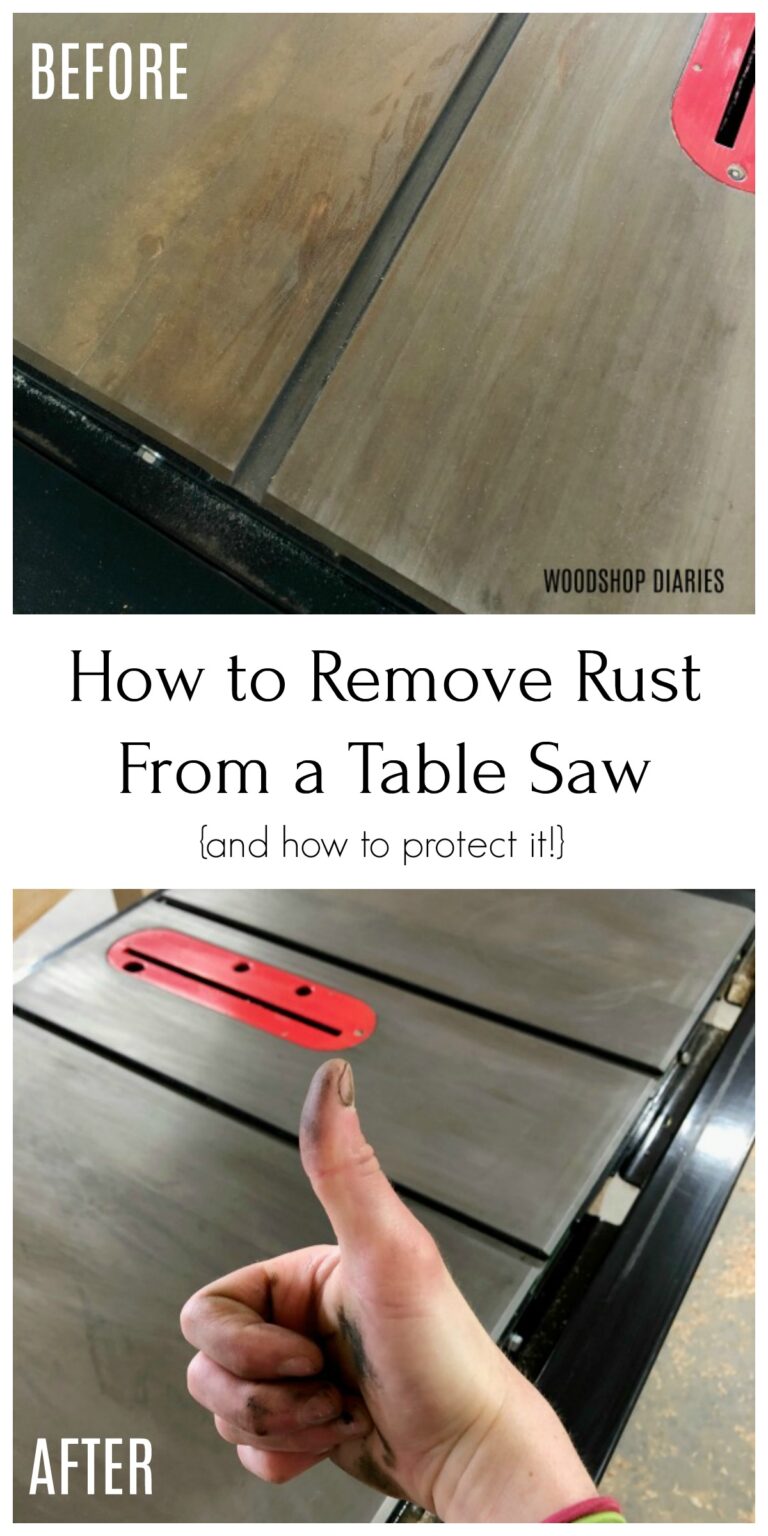 How to Remove Rust From a Table Saw and Protect It