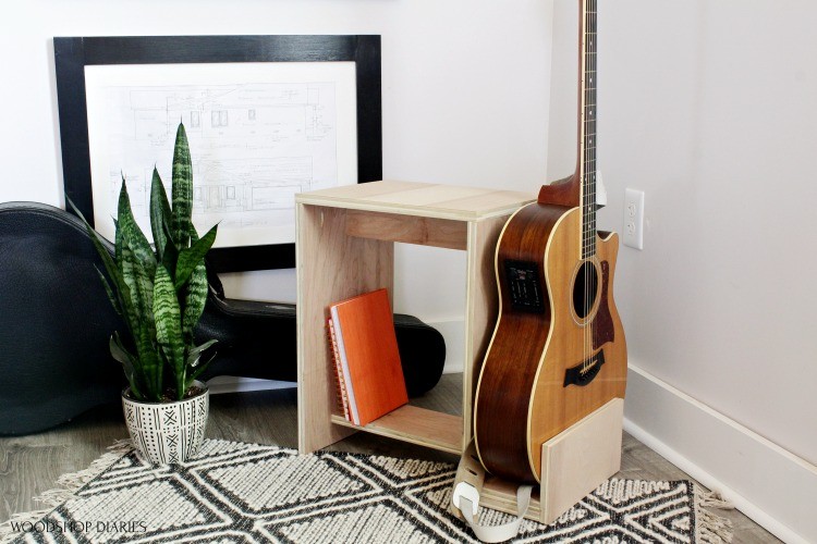 simple guitar stand bench