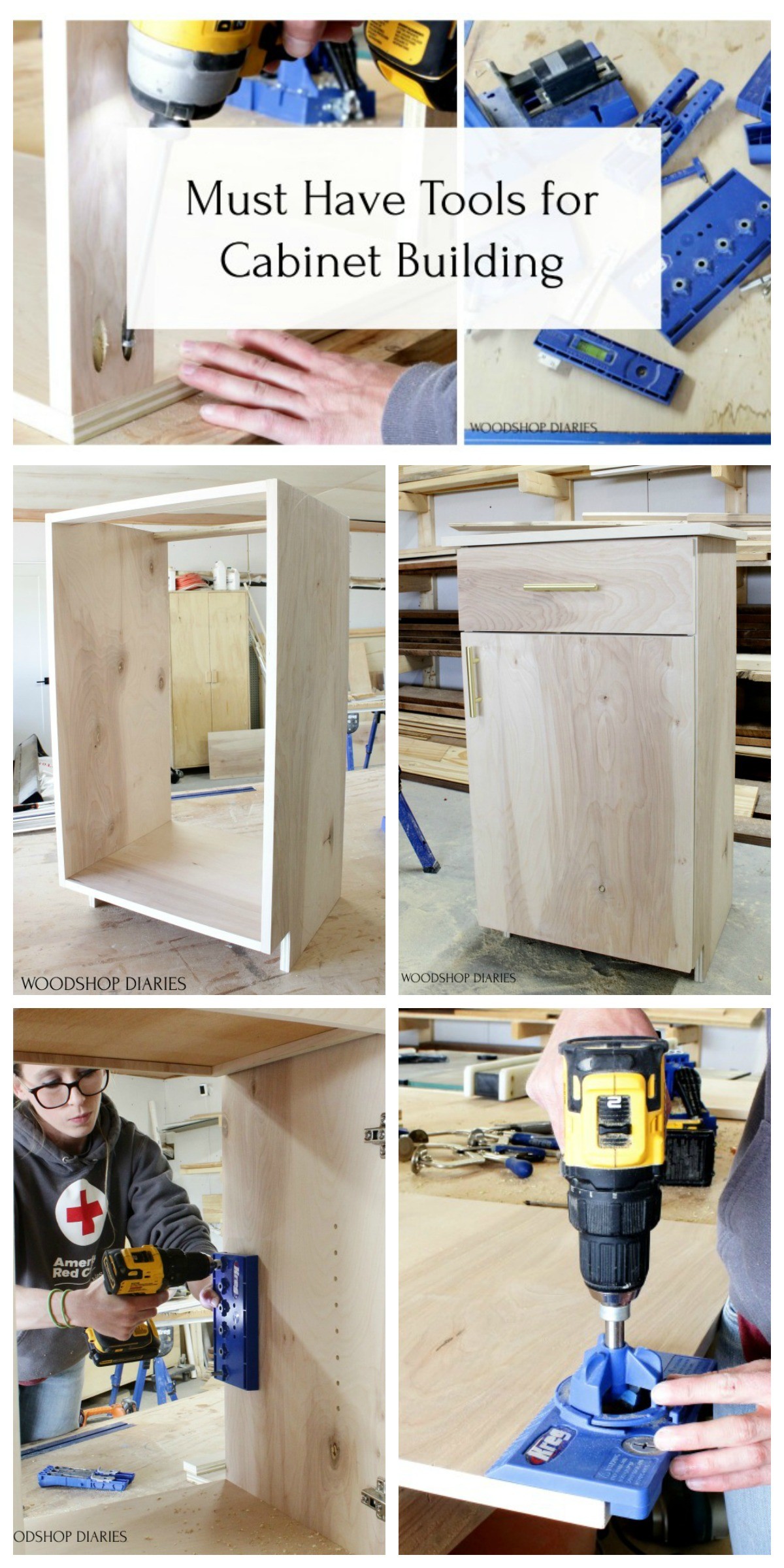 Must have tools for cabinet building pin image collage