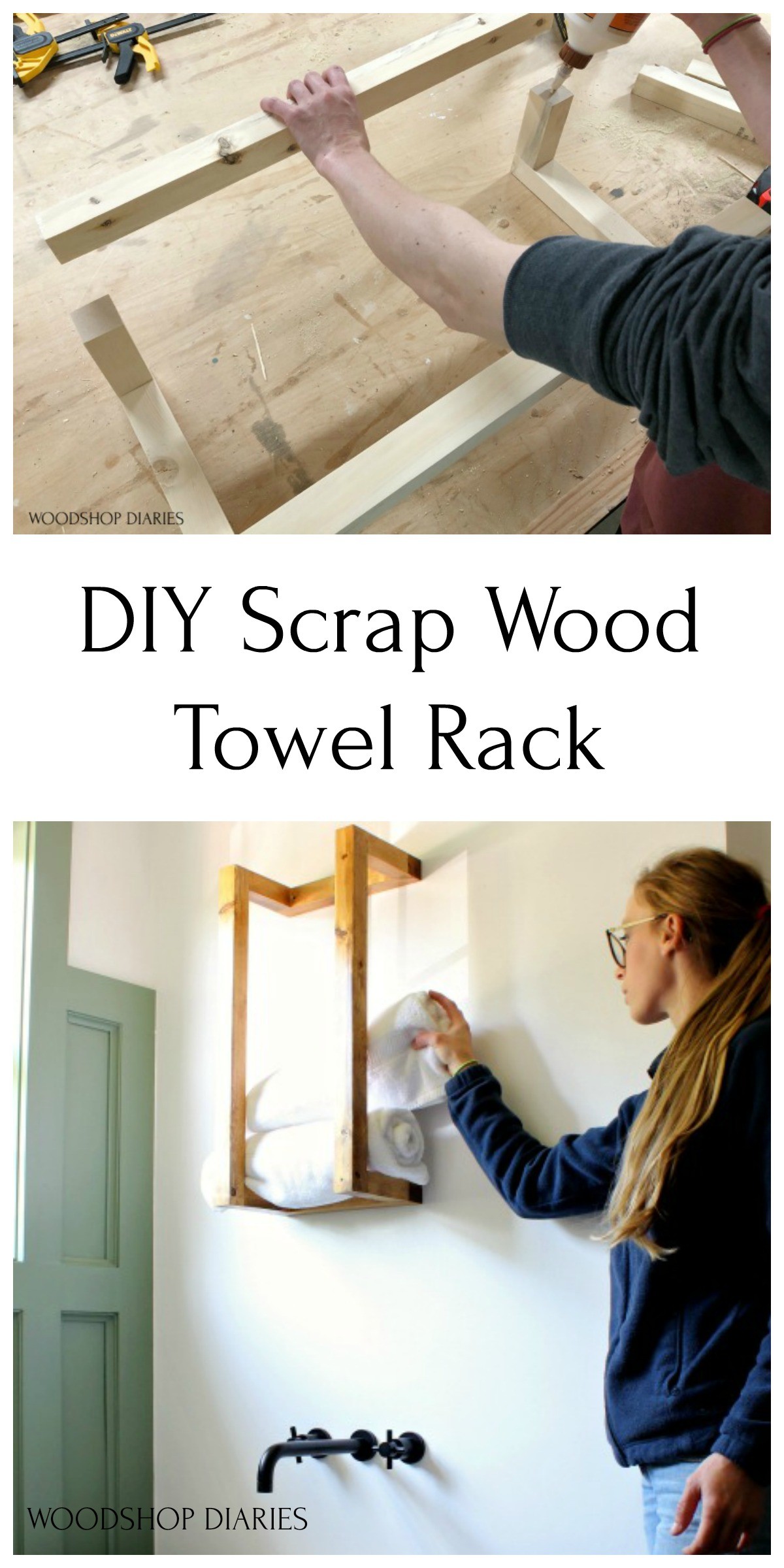 Diy towel holder bathroom hotsell