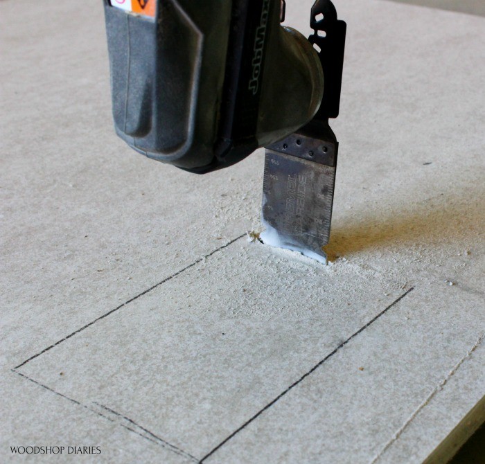 Dremel Blades for oscillating saw cutting through cement board