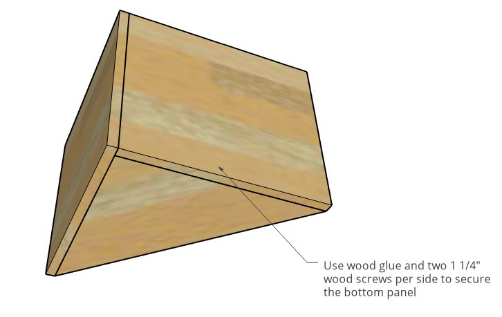 Nesting table cubby seat back attaches to bottom diagram