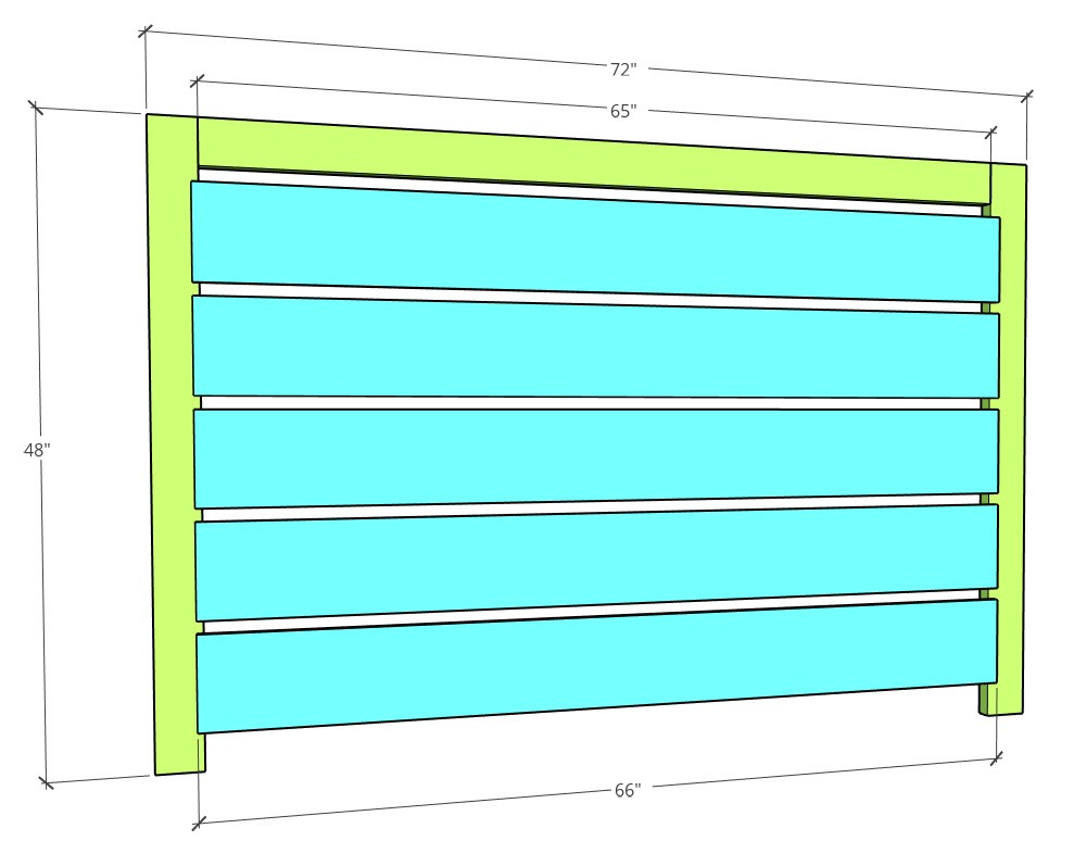 Long fence side dimensions in diagram