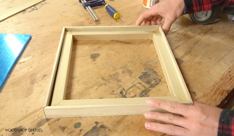 Lattice pieces to trim out picture frame