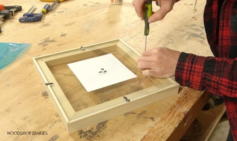 3 Easy DIY Floating Picture Frames {And How to Cut Plexiglass!}