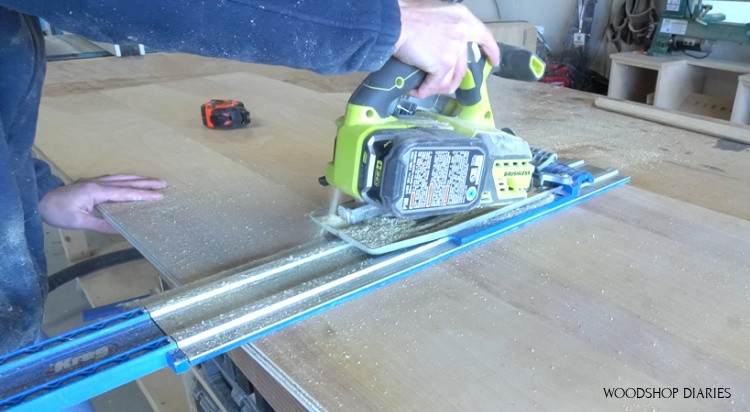 AccuCut to cross cut plywood