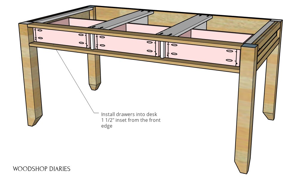 How to build a simple DIY writing desk - woodworking plans!