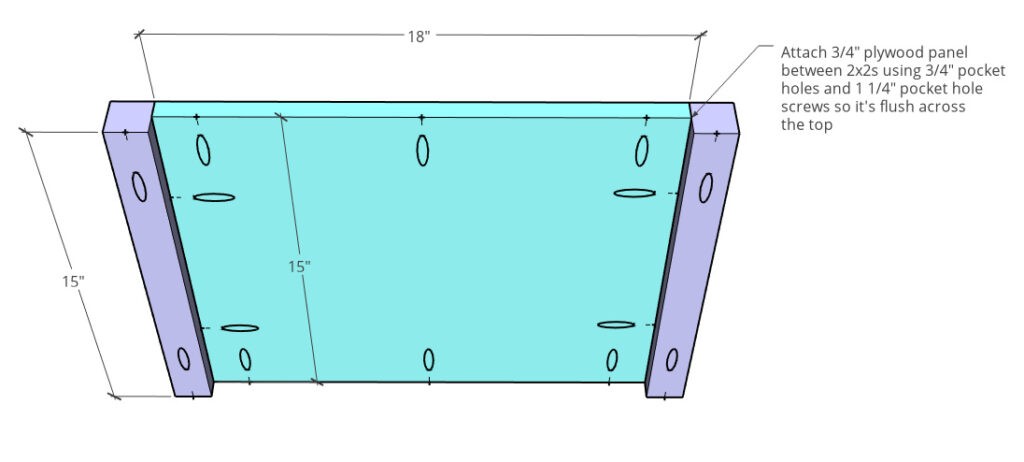 diagram of cabinet bottom subassembly