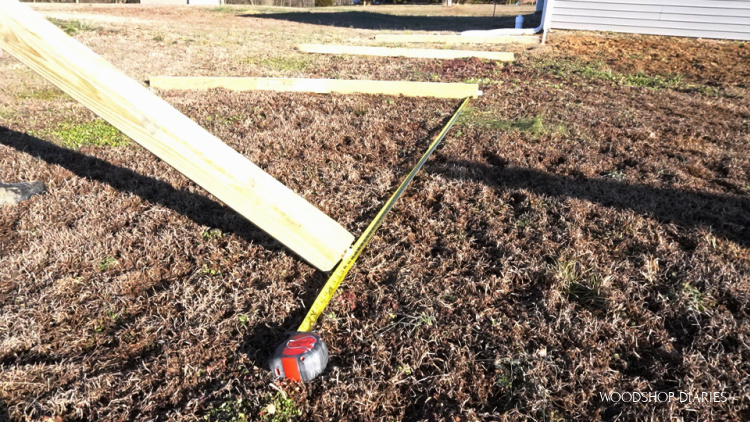 fence posts spaced out 88"