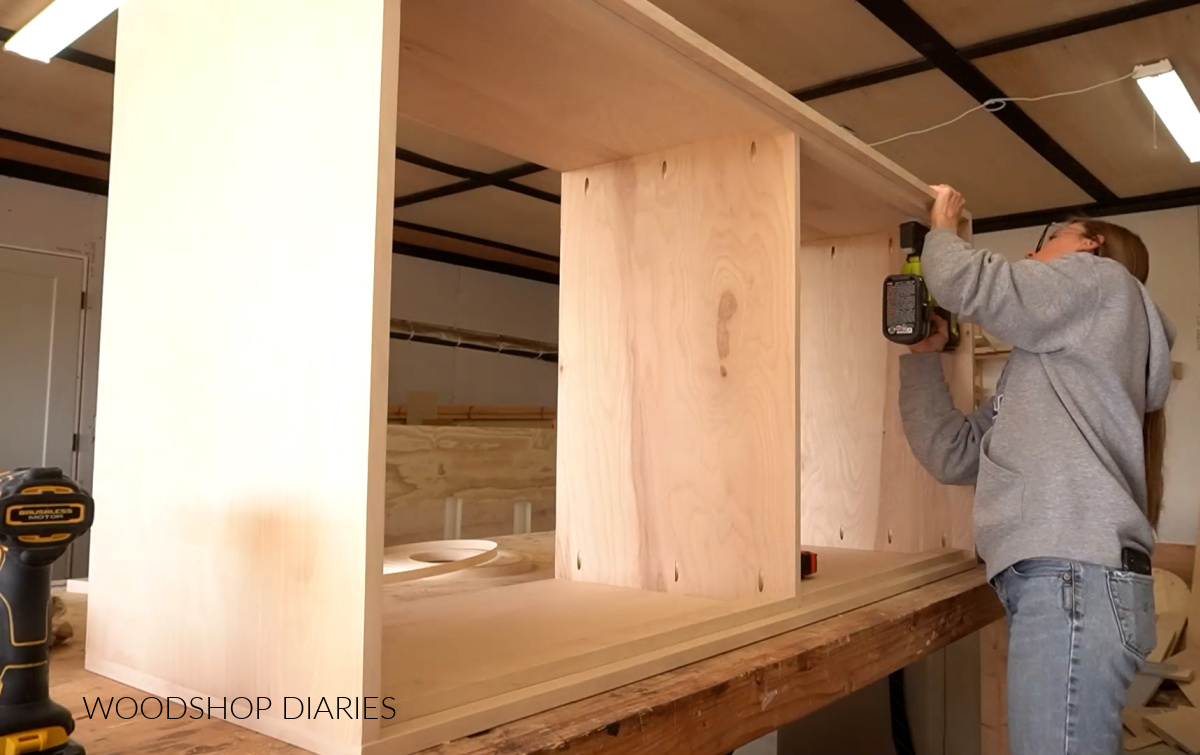 Shara Woodshop Diaries installing DIY modern Dresser drawer dividers