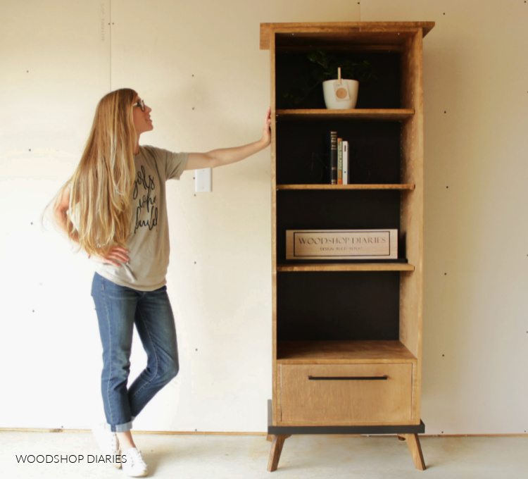 Easy DIY Shelf with Baskets -- {Step by Step Building Plans!}