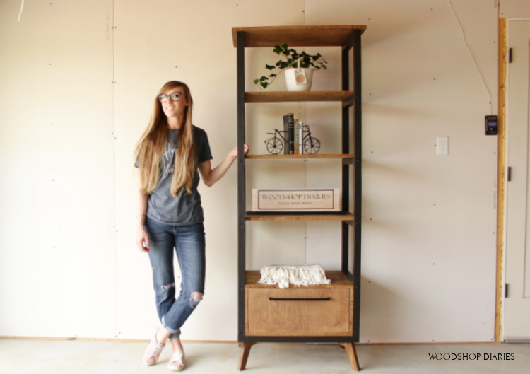 DIY Storage Shelf with Baskets • Ugly Duckling House