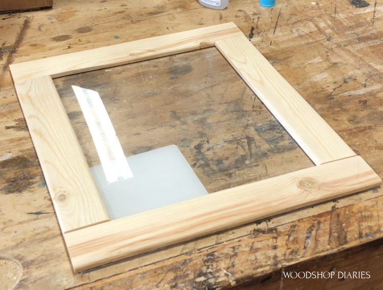 Plexiglass picture frame ready for picture