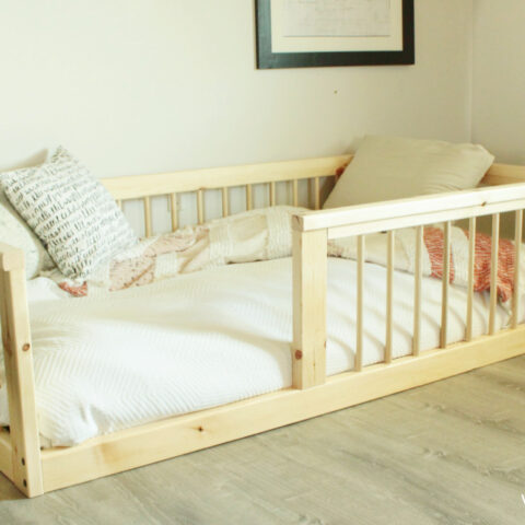 DIY Toddler Floor Bed