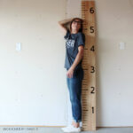 How to Make a Life Size Ruler– A One Board Project!