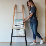 Modern DIY Blanket Ladder