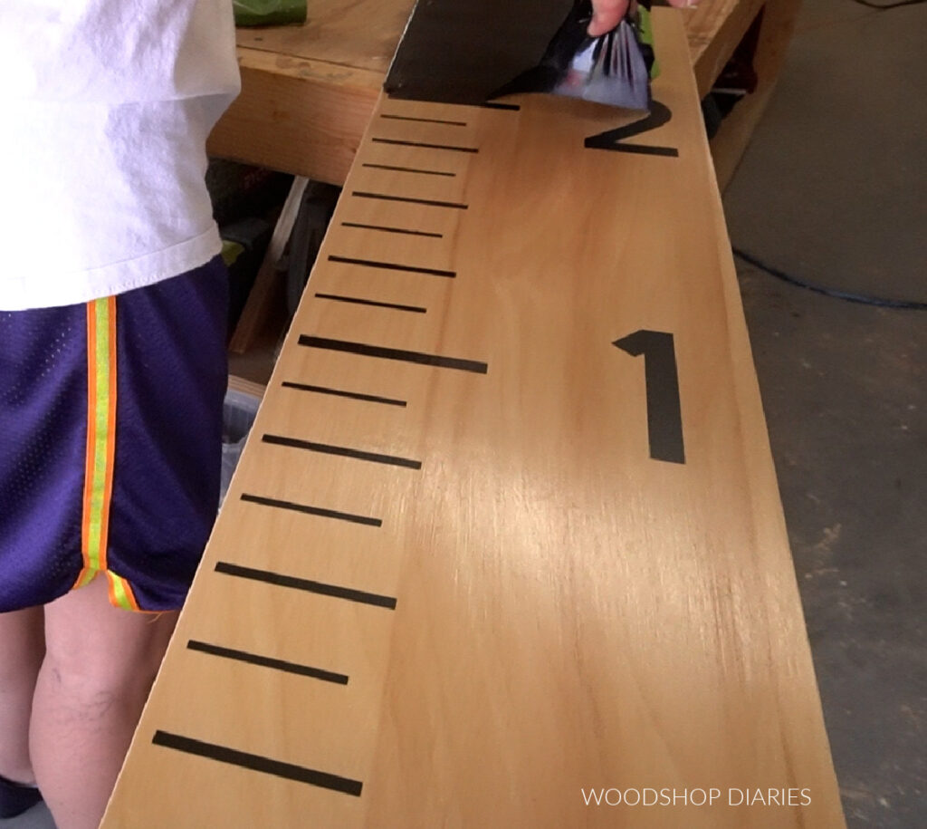 How to Make a Life Size Ruler-- A One Board Project!