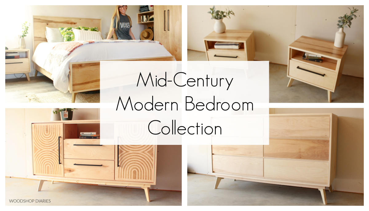 Diy Matching Mid Century Modern Bedroom, Mid Century Modern Bedroom Dresser Set
