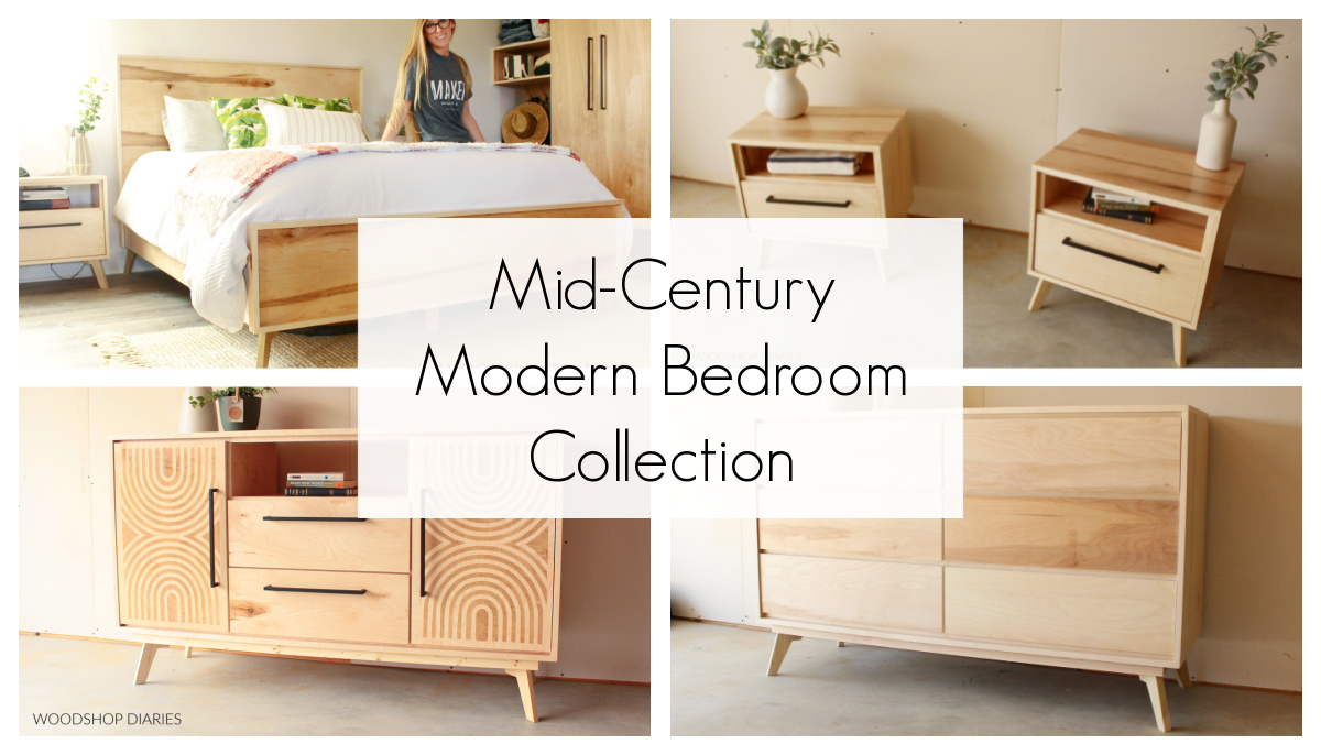 mid century modern bedroom set