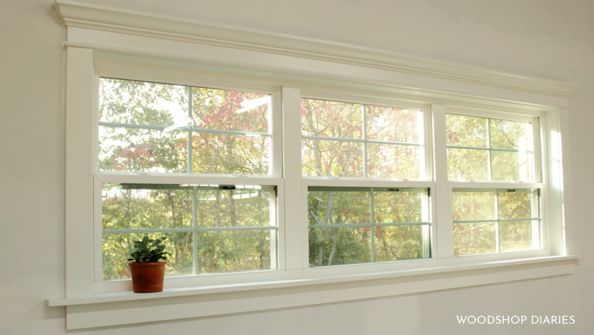 white window trim