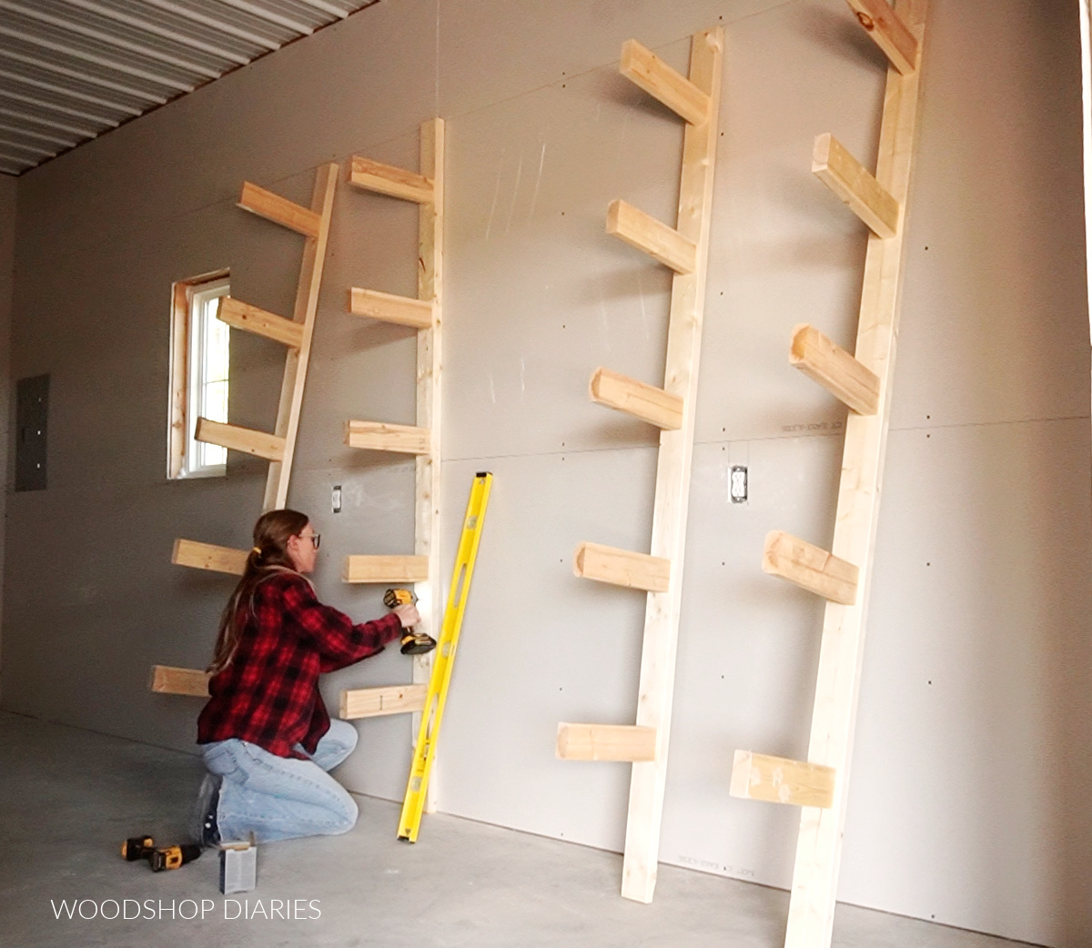 EASIEST DIY Lumber Rack -- Made from Basic 2x4s!