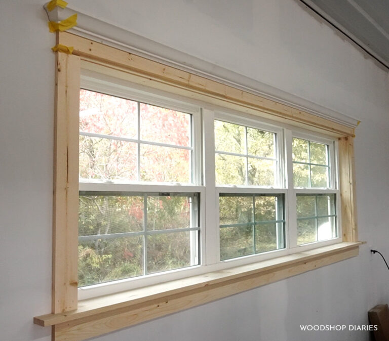 How to: DIY Window Trim--Custom High End Finishes on a BUDGET!