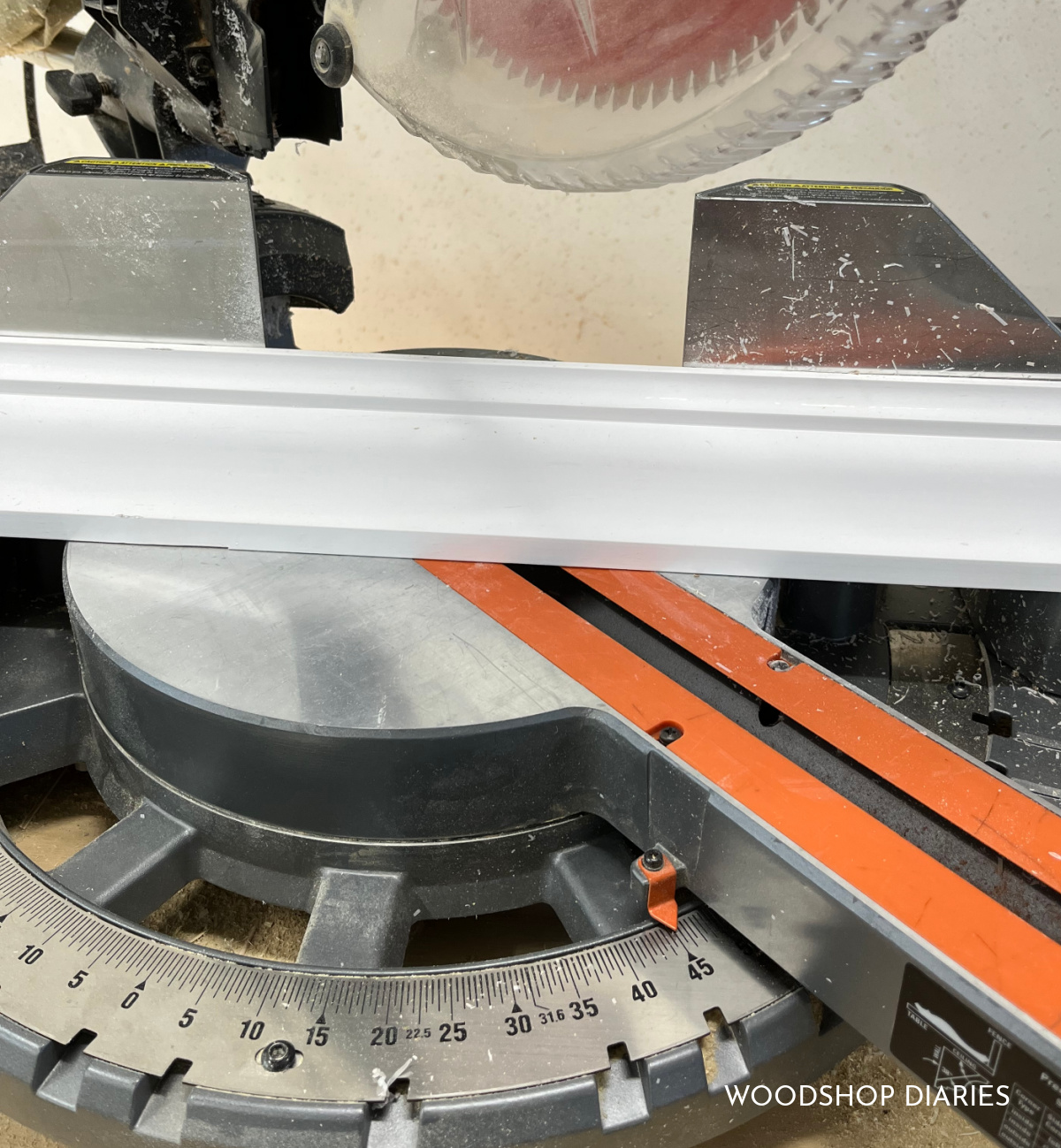 How To Cut Crown Molding 22 5 Degree Outside Corner How to Cut Crown Molding with a Miter Saw