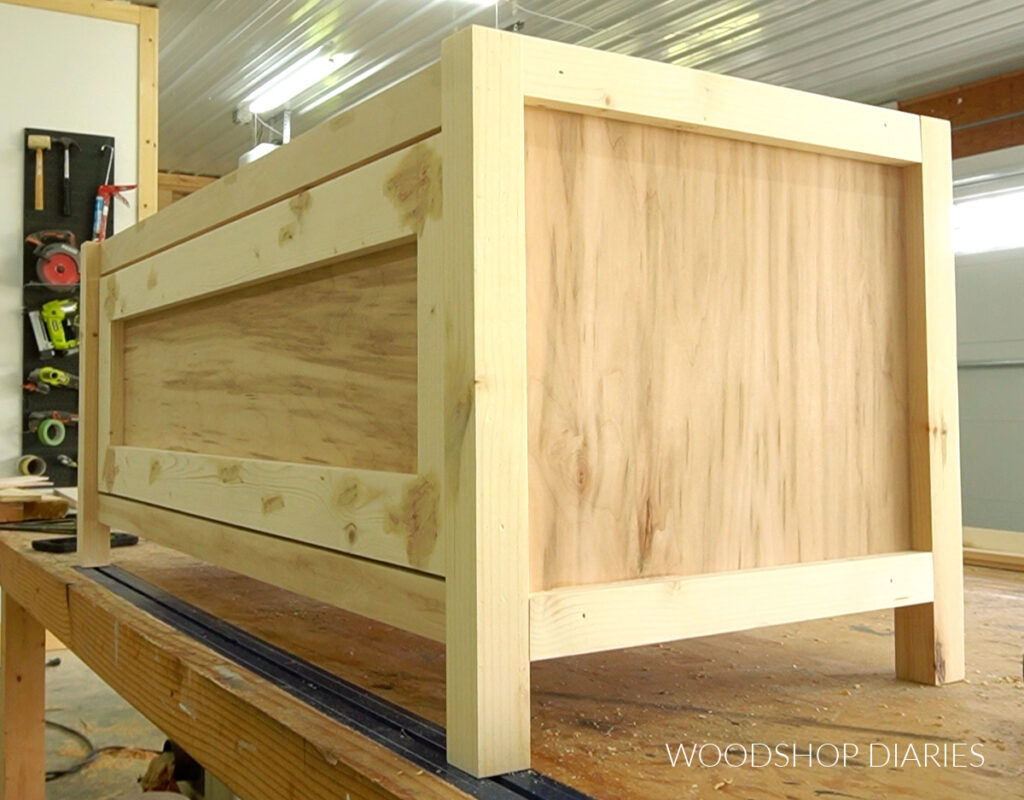 DIY Storage Bench with Drawer