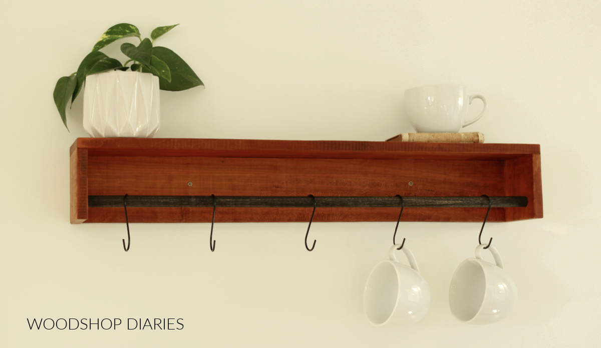 The Quickest and Easiest Way to Hang Shelves and Hooks for a