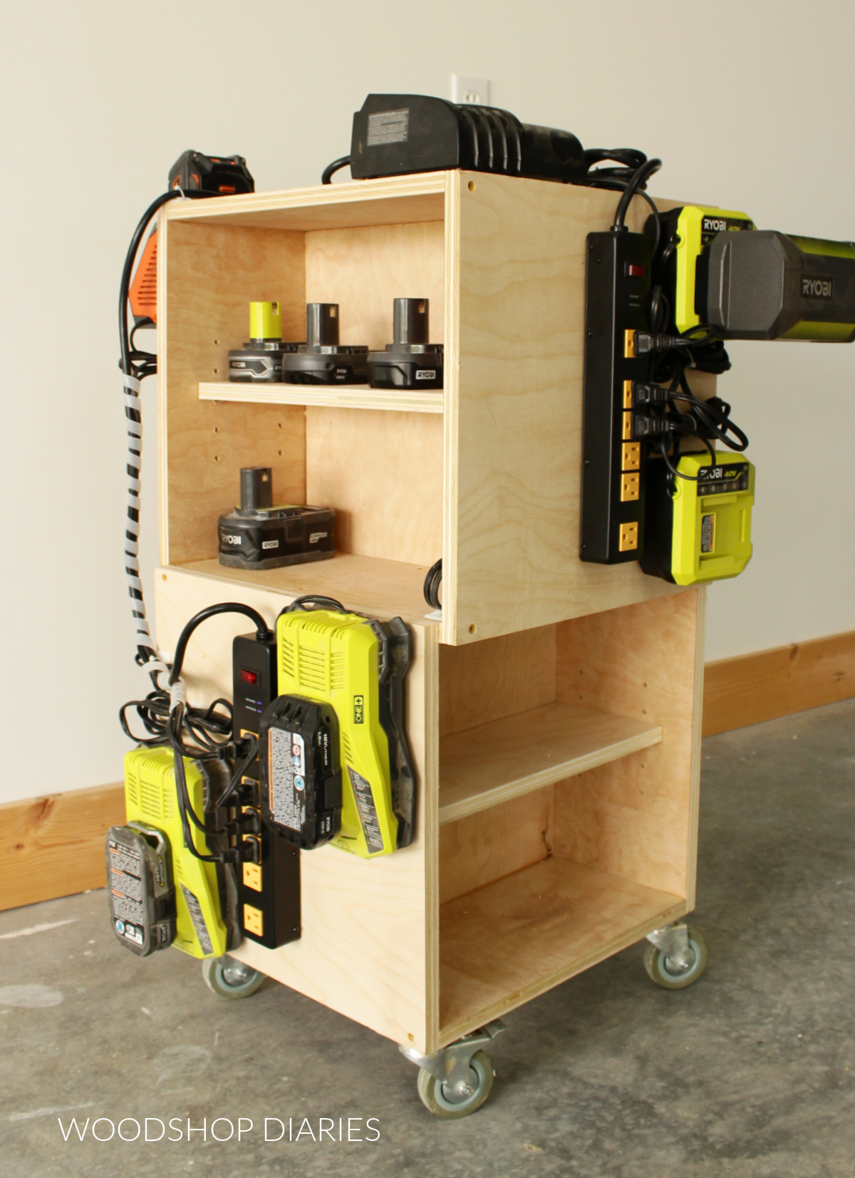 DIY Power Tool Storage W/ Charging Station : 10 Steps (with Pictures) -  Instructables