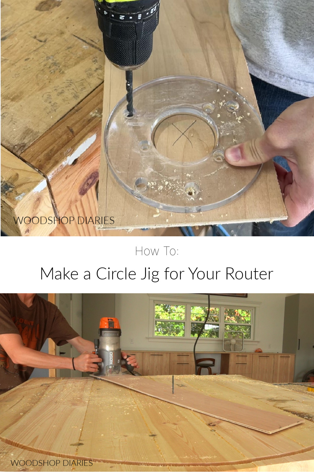 Homemade Circle Cutter 