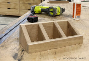 DIY Tea Storage Box with Mug Holder