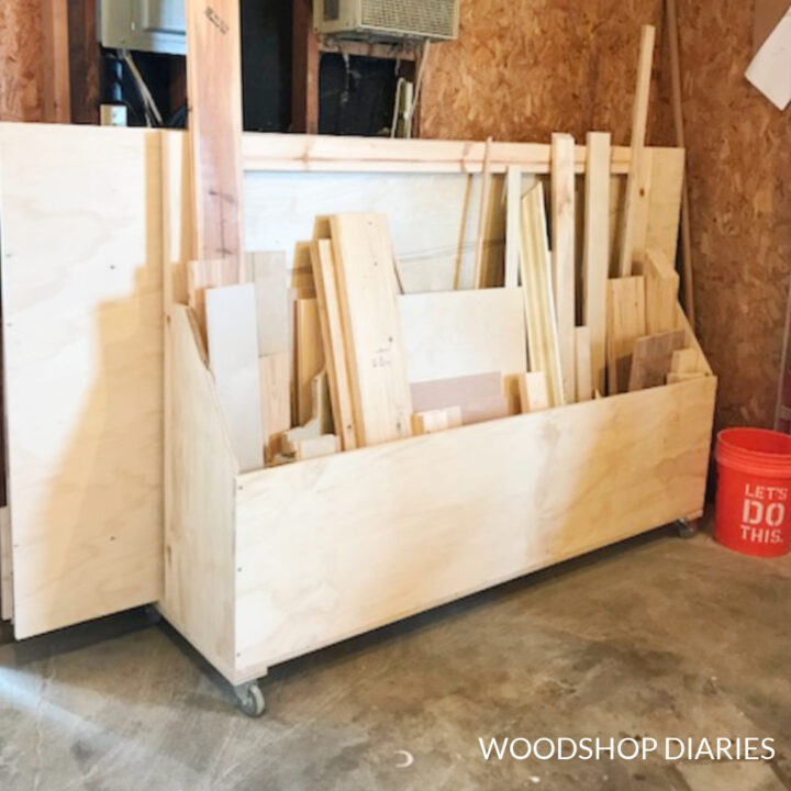 HOW TO BUILD A PLYWOOD AND SCRAP WOOD SHOP CART