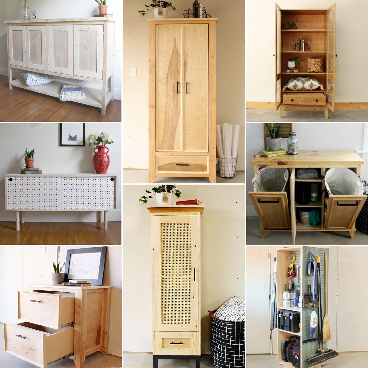 20 DIY Storage Cabinets for Your Home