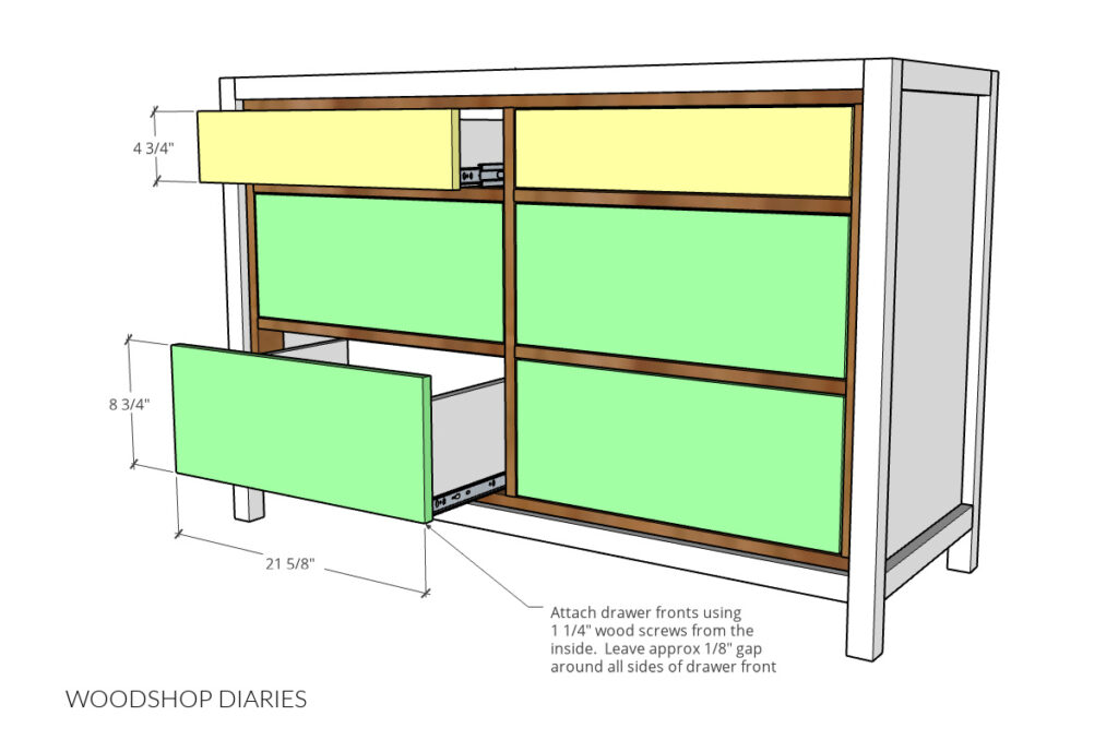 6 Drawer Dresser{9 Step Building Plans a Video Tutorial!}