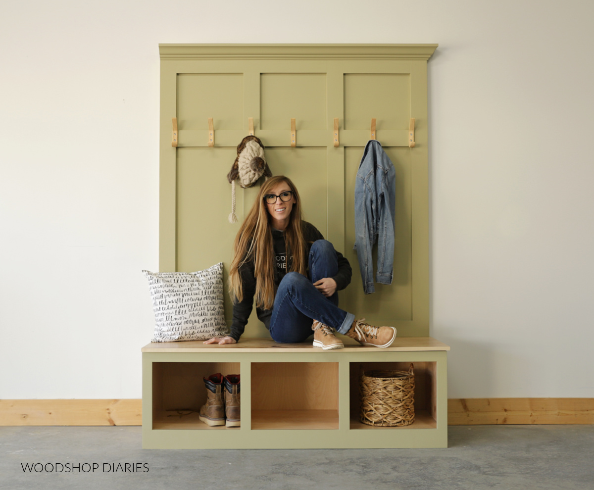 Modern Entryway/hallway Bench With Doors, Shoe Storage,shoe Bench,solid Oak  Hallway Seat,shoe Rack 