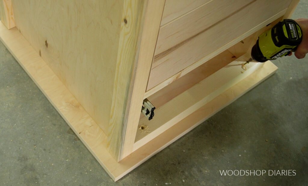 Simple diy end table with drawers building plans