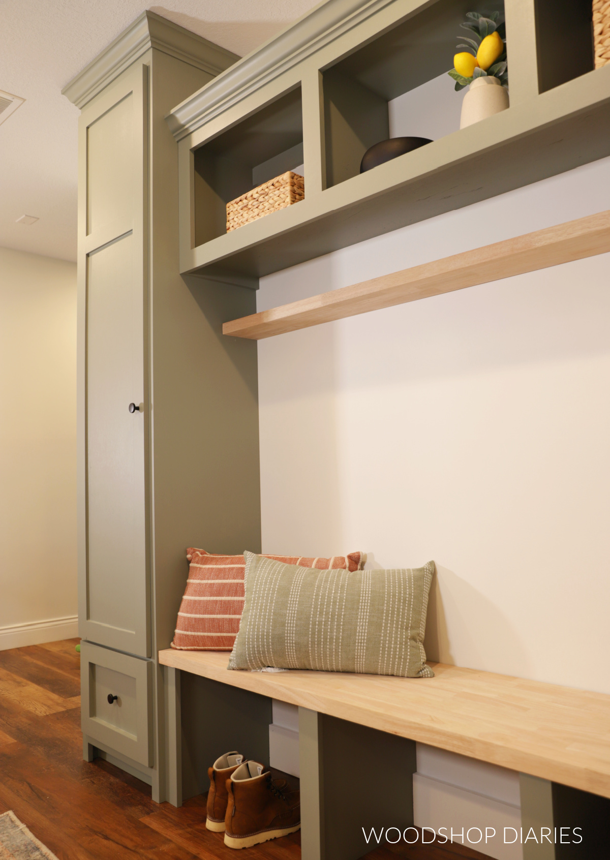 DIY Hallway Closet Built Ins