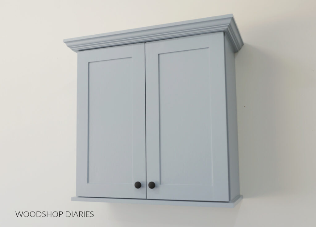 DIY Bathroom Wall Cabinet | with PRINTABLE PLANS!
