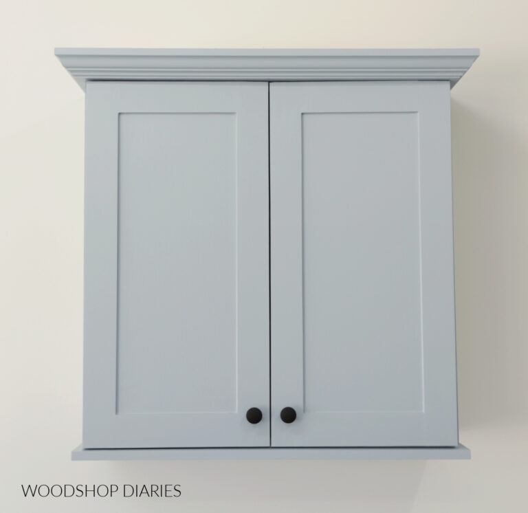 DIY Bathroom Wall Cabinet | with PRINTABLE PLANS!