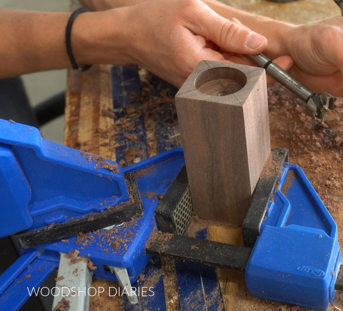 Larger hole drilled in bottom of pepper shaker