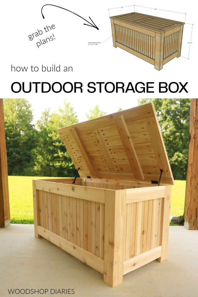 DIY Outdoor Storage Box