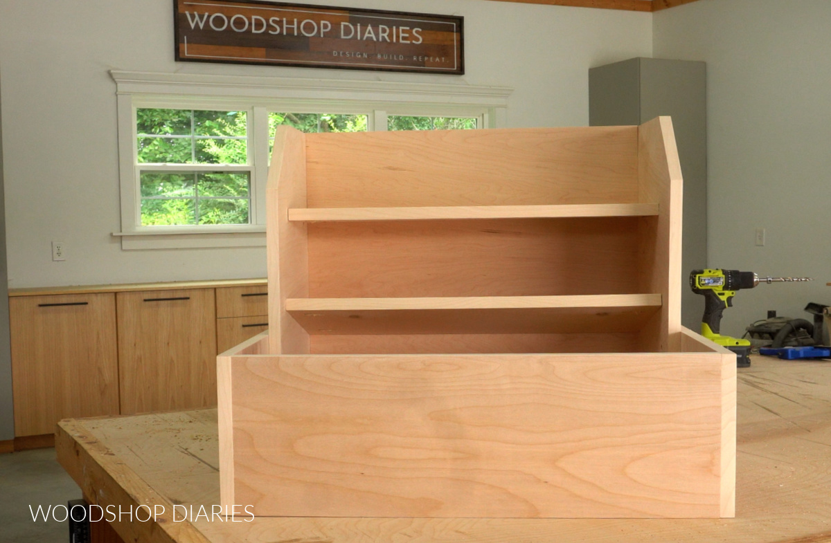 Completed pots and pans cabinet pull out organizer