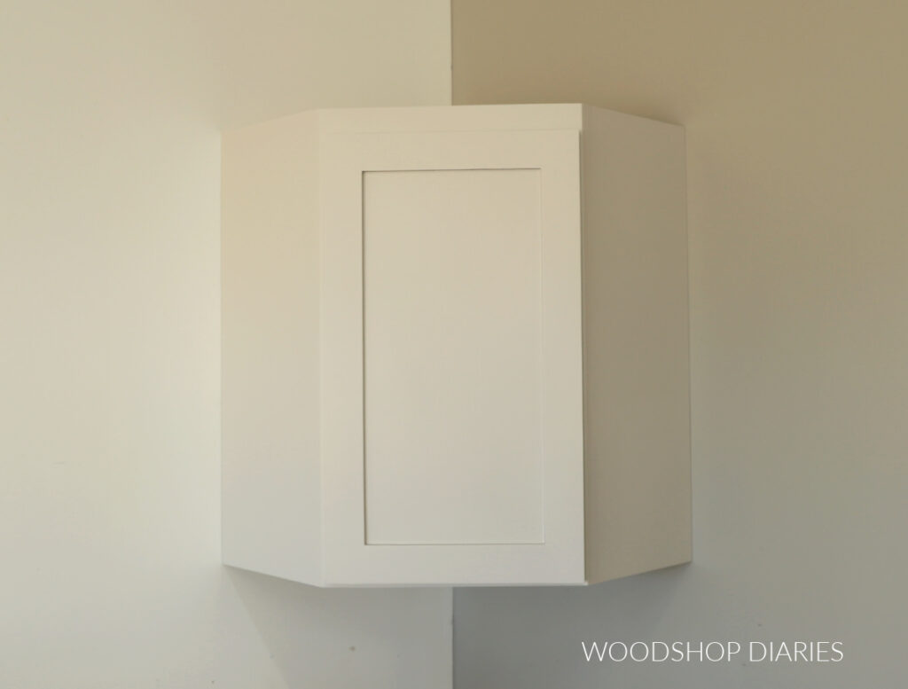 How to Build a Corner Wall Cabinet | BUILDING PLANS