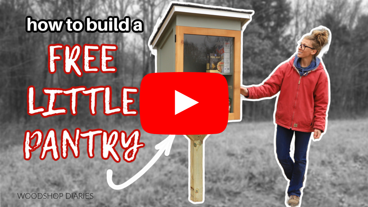 YouTube thumbnail for free little pantry video
