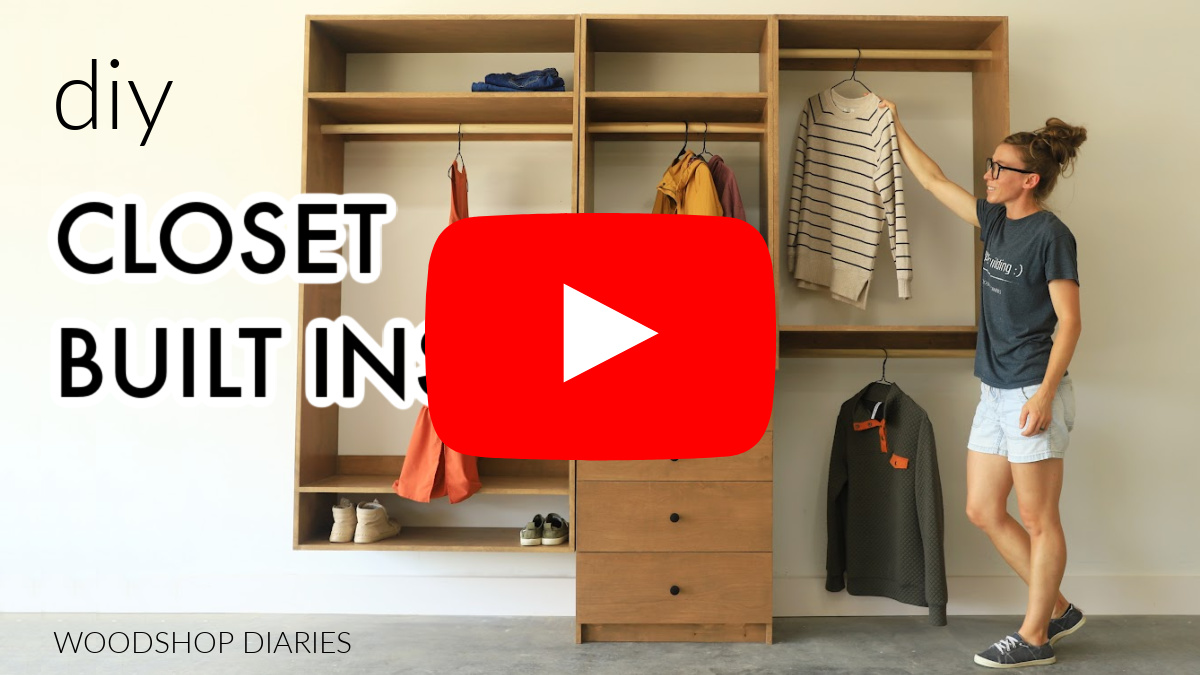 YouTube video thumbnail for closet cabinet built ins