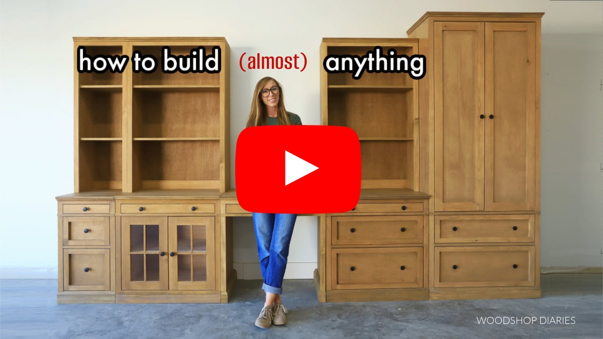 Youtube Thumbnail image for modular furniture system DIY